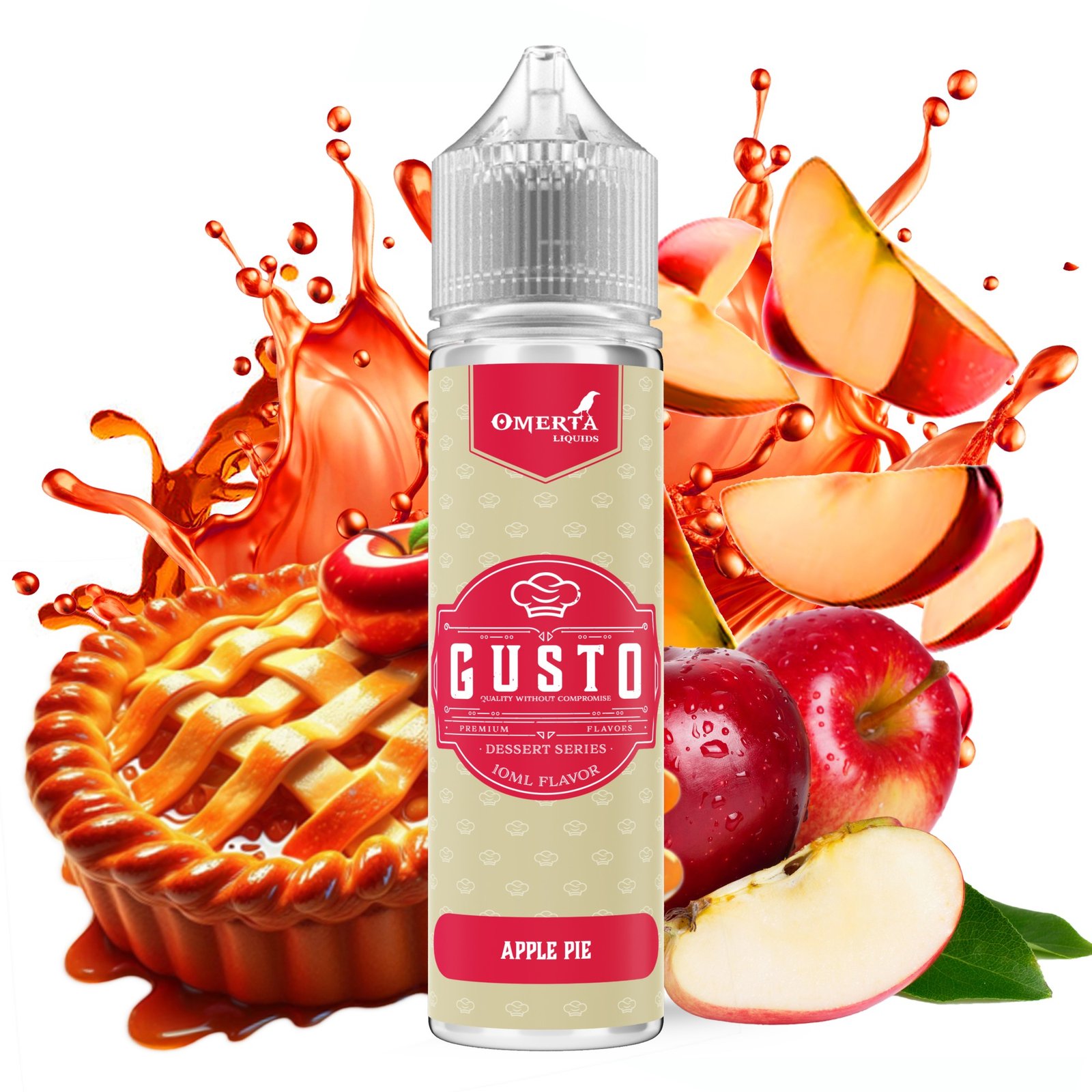 GUSTO APPLE PIE60ML WBF-2000x2000 (1) Omerta Gusto Apple Pie 60 - Image 1