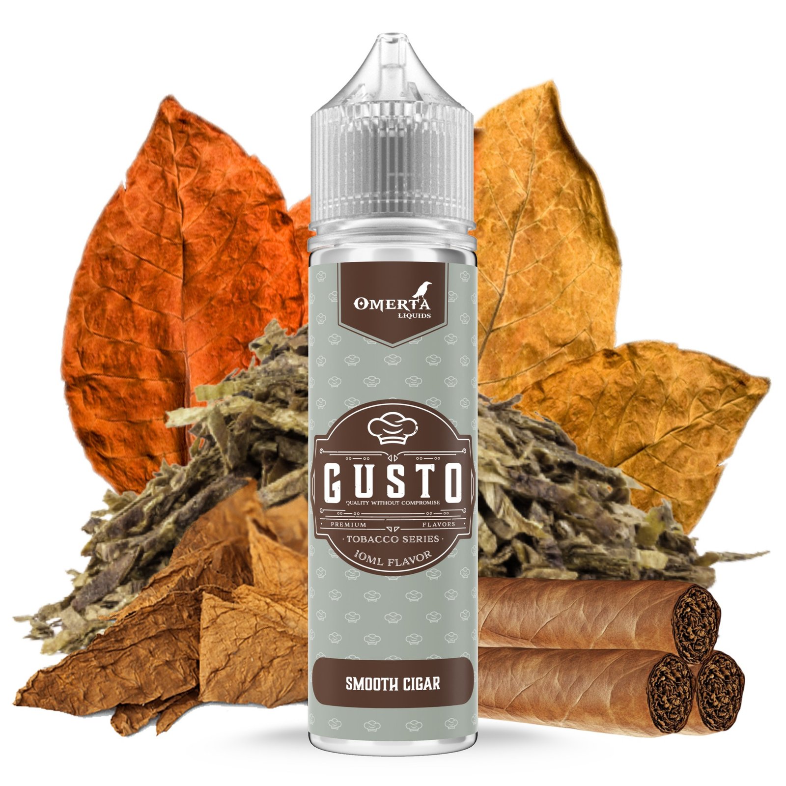GUSTO SMOOTH CIGAR60ML WBF-2000x2000 Omerta Gusto Smooth Cigar 60 - Image 1