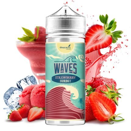 Omerta Waves Strawberry Sorbet 120 υγρό αναπλήρωσης για ηλεκτρονικό τσιγάρο