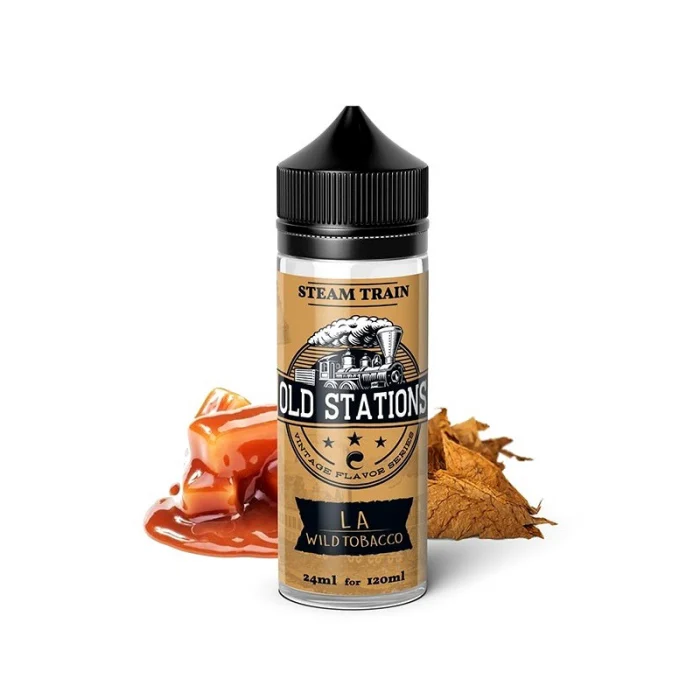 Steam Train Old Stations LA Wild Tobacco 120ml