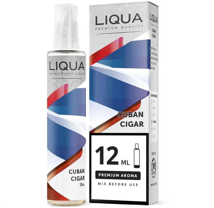 LIQUA CUBAN CIGAR 12ML/60ML FLAVORSHOT