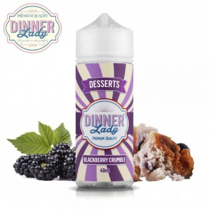 Blackberry Crumble 40/120ML Desserts Range By Dinner Lady