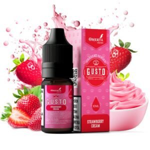 Gusto Strawberry Cream E-Liquid 10ml 1 Gusto Strawberry Cream E-Liquid 10ml