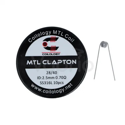 Coilology Mtl Clapton Ss316l 0.7ohm