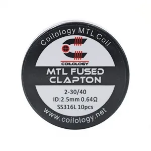 Coilology MTL Fused Clapton Coil SS316L 0.64ohm