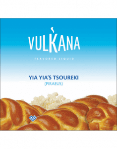 Καπνός Vulkana Virginia 20g + 100ml Yia-Yia's Tsoureki