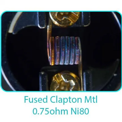 Tesla Handcrafted Coils Fused Clapton MTL 0.75ohm