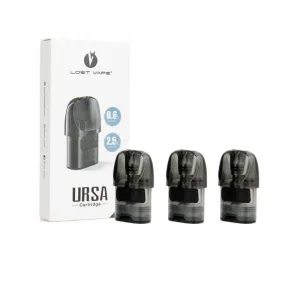 Πακέτο με αντιστάσεις δεξαμενές Lost Vape Ursa Nano Pod Cartridge 0.6ohm 2.5ml – Ανταλλακτική κεφαλή για το pod Ursa Nano της Lost Vape