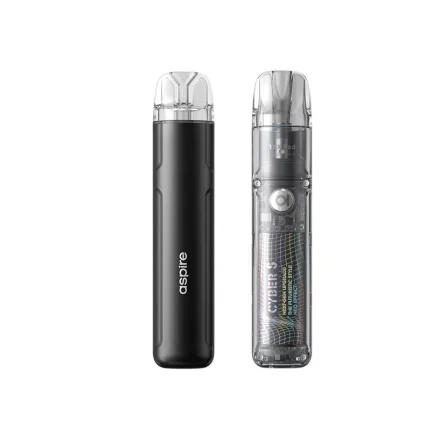 Συσκευή ηλεκτρονικού τσιγάρου Aspire Cyber S Pod Kit Black