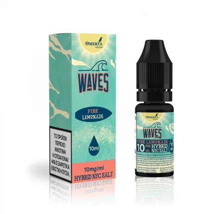 Waves Pink Lemonade Salt E-Liquid 10ml 10mg