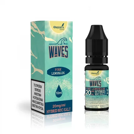 Waves Pink Lemonade Salt E-Liquid 10ml 20mg