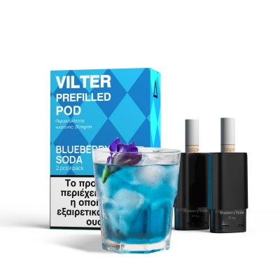 Vilter Prefilled Pod (2τμχ) by Aspire - Blueberry Soda