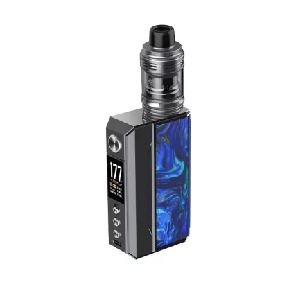 Drag 4 Kit 177W by Voopoo - Gunmetal / Ocean Blue