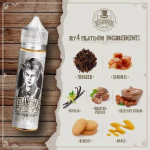 SteamPunk Flavor Shots RY4 Platinum