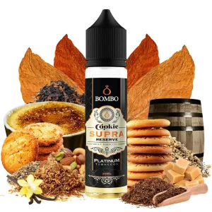 BOMBO PLATINUM TOBACCOS COOKIE SUPRA RESERVE 20ML/60ML FLAVORSHOT