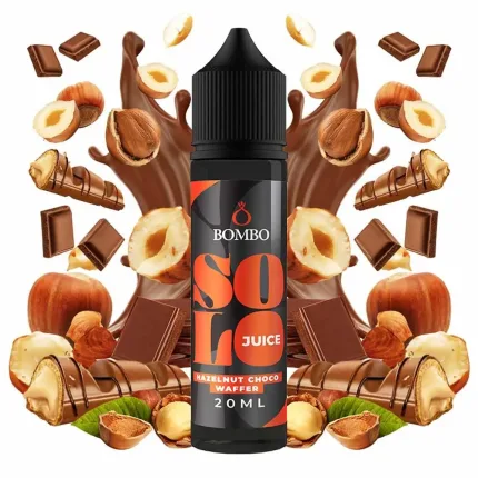 BOMBO SOLO JUICE HAZELNUT CHOCO WAFFER 60ML