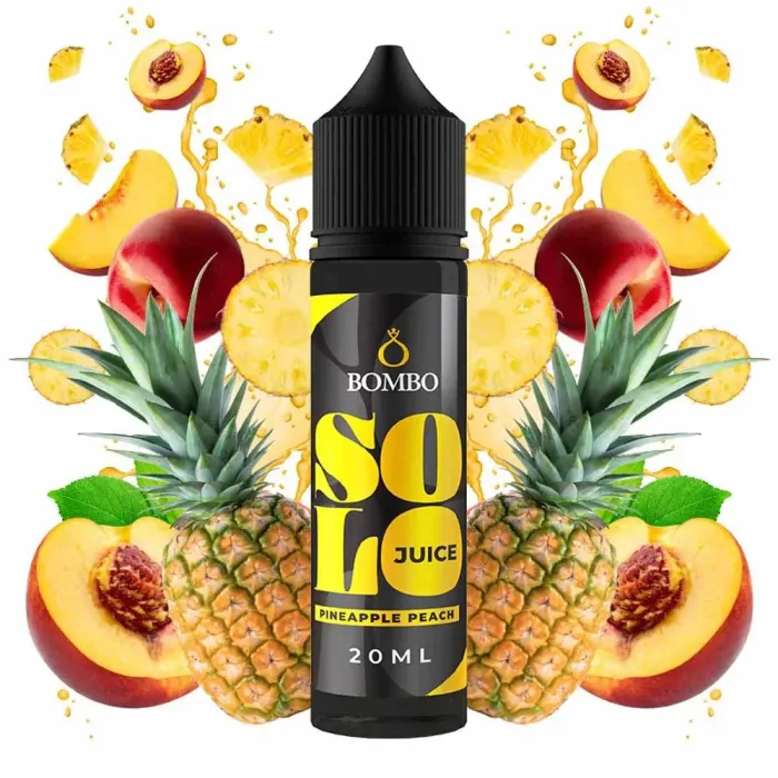 μπουκάλι BOMBO SOLO JUICE PINEAPPLE PEACH 60