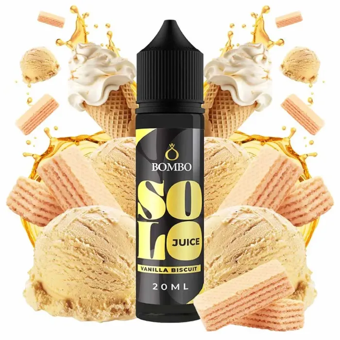 BOMBO SOLO JUICE VANILLA BISCUIT 60ML