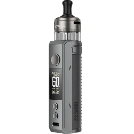 voopoo-drag-s2-5ml-kit-Grey Metal