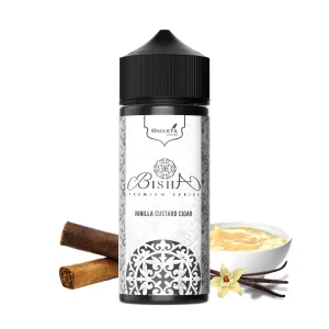 ΗΛΕΚΤΡΟΝΙΚΟ ΤΣΙΓΑΡΟ 
ΥΓΡΑ ΑΝΑΠΛΗΡΩΣΗΣ BISHA VANILLA CUSTARD CIGAR 120