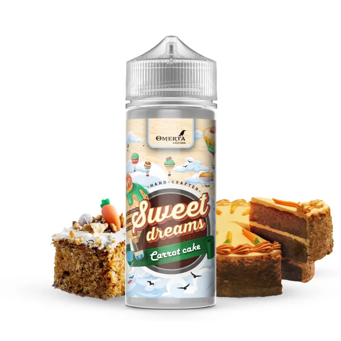 ΥΓΡΟ ΑΝΑΠΛΗΡΩΣΗΣ SWEET DREAMS CARROT CAKE 120