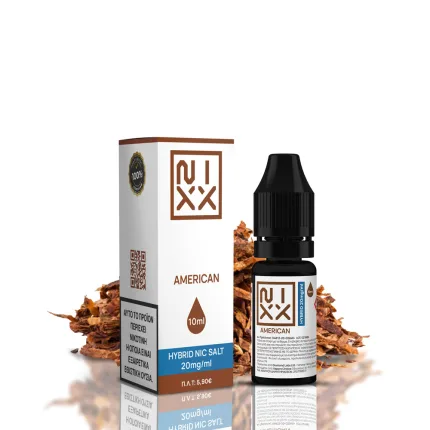 NIXX AMERICAN SALT E-LIQUID 10ML