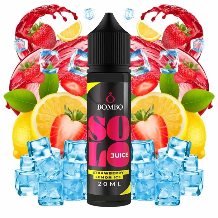 BOMBO SOLO JUICE STRAWBERRY LEMON ICE 60