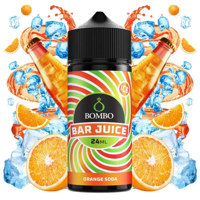 BOMBO BAR JUICE ORANGE SODA 120ML