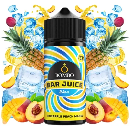 BOMBO BAR JUICE PINEAPPLE PEACH MANGO 120ML