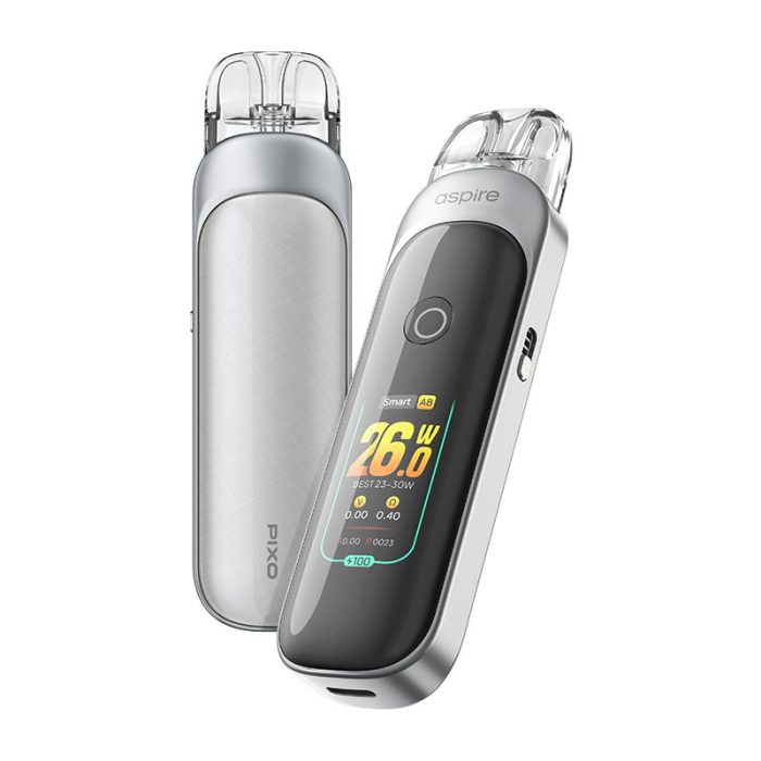 Συσκευή ηλεκτρονικού τσιγάρου Aspire Pixo Pod Kit 1100mAh 2ml Ice Silver