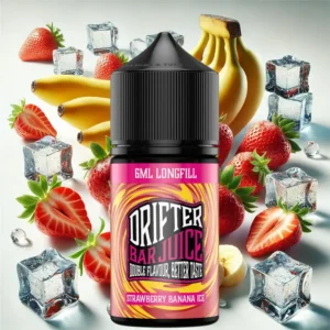 Drifter Bar Juice Strawberry Banana Ice 30ml 1 Drifter Bar Juice Strawberry Banana Ice 30ml