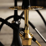 Ναργιλές El-badia C5 V2 41cm Shiny Gold - Image 3