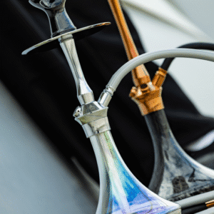 Ναργιλές Shisha EL BADIA C5 V2 Silver Chrome 2