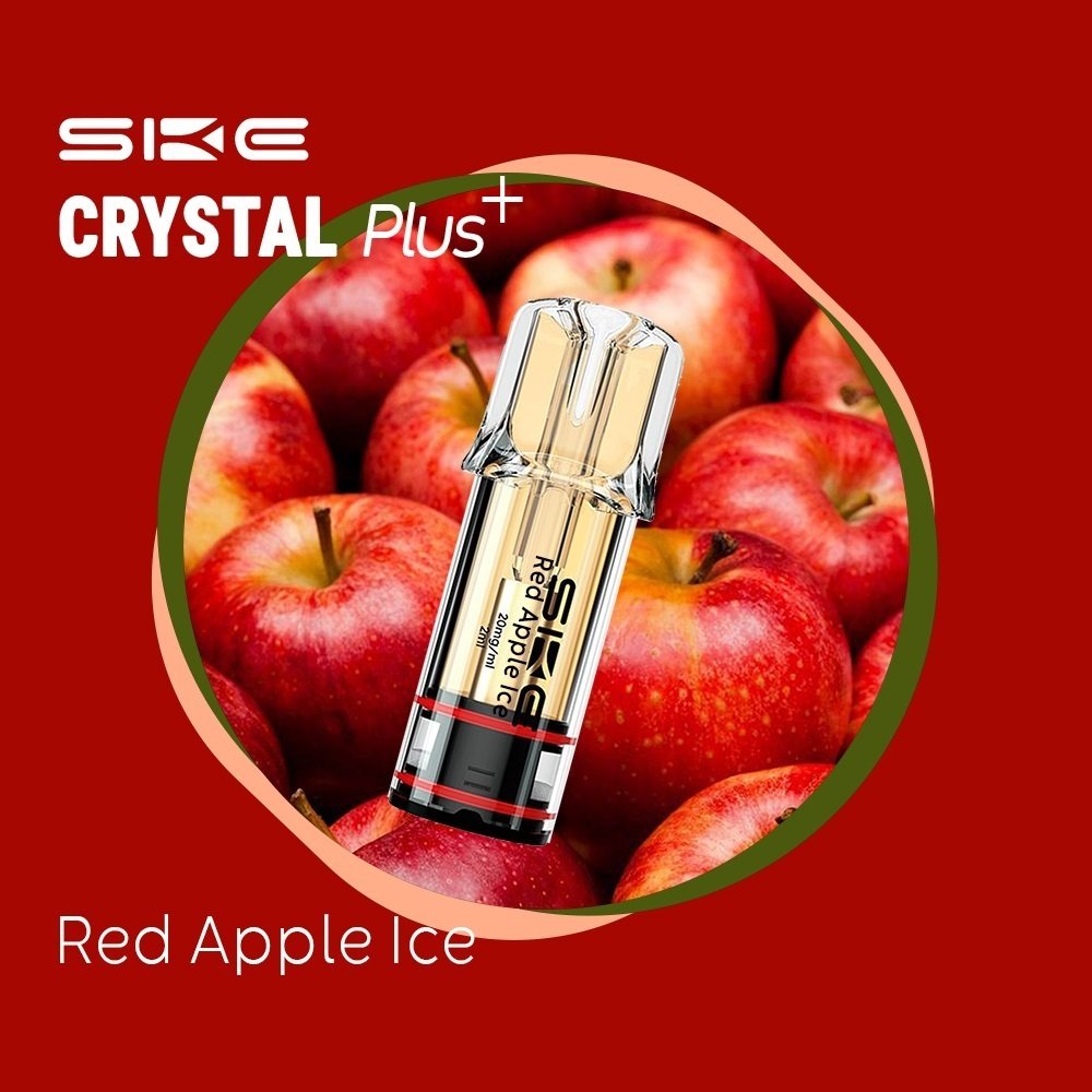0003437_ske-crystal-plus-pod-red-apple-ice-20mg-2ml SKE Crystal Plus Pod Red Apple Ice 20mg - Image 1