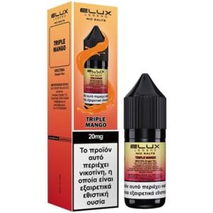 Elux Triple Mango Salt 20mg 10ml υγρό αναπλήρωσης για ηλεκτρονικό τσιγάρο