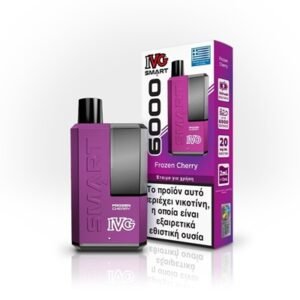IVG Smart 6000 Frozen Cherry ηλεκτρονικό τσιγάρο μίας χρήσης