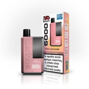 IVG Smart 6000 Pink Lemonade 1 IVG Smart 6000 Pink Lemonade ηλεκτρονικό τσιγάρο μίας χρήσης με πολλές τζούρες με γεύση Ροζ Λεμονάδα