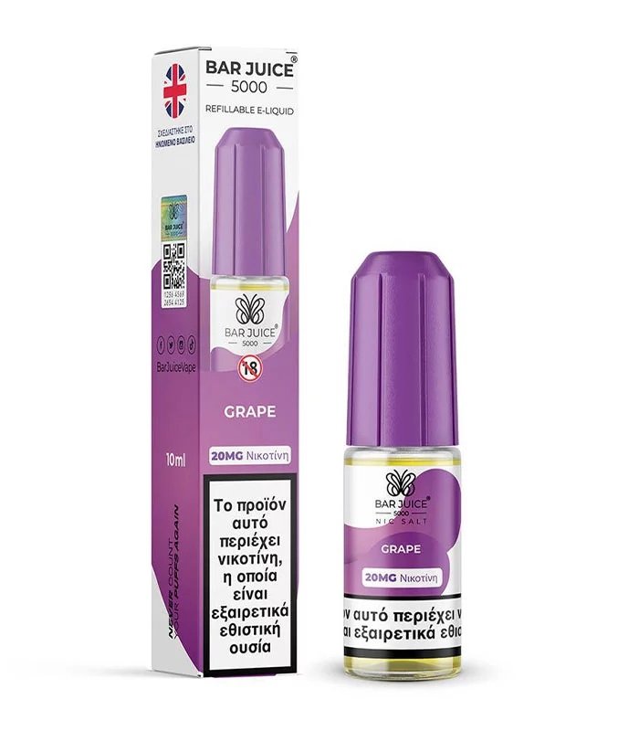 Bar Juice 5000 Grape 10ml 20mg/ml Bar Juice 5000 Grape 10ml 20mg/ml