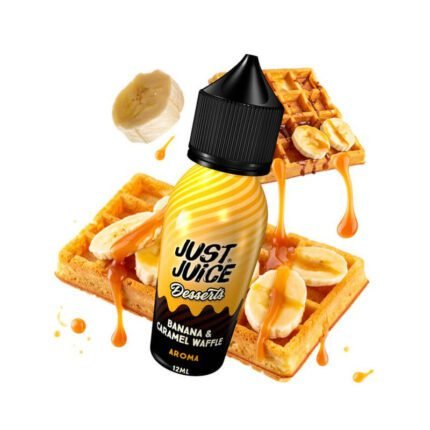 Just Juice Desserts Banana and Caramel Waffle Flavor Shot 60ml