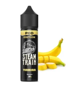 steam train pod edition terminal 20 60ml banana pagos flavour shots 1