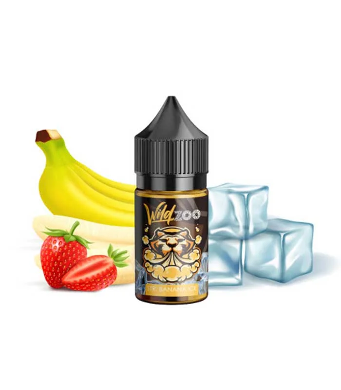WILD ZOO STRAWBERRY BANANA ICE 30ML WILD ZOO STRAWBERRY BANANA ICE 30ML