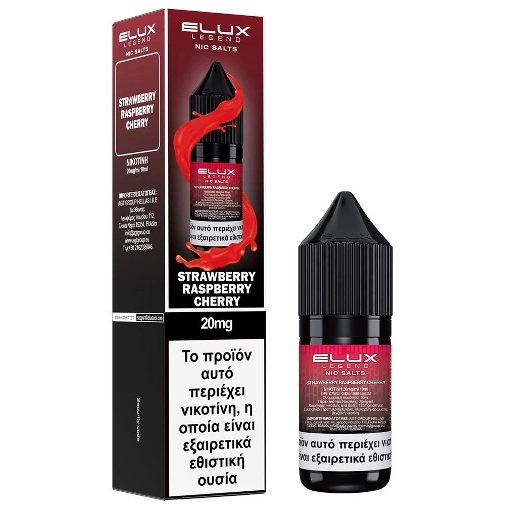 Elux Strawberry Raspberry Cherry Salt 20mg 10ml Elux Strawberry Raspberry Cherry Salt 20mg 10ml