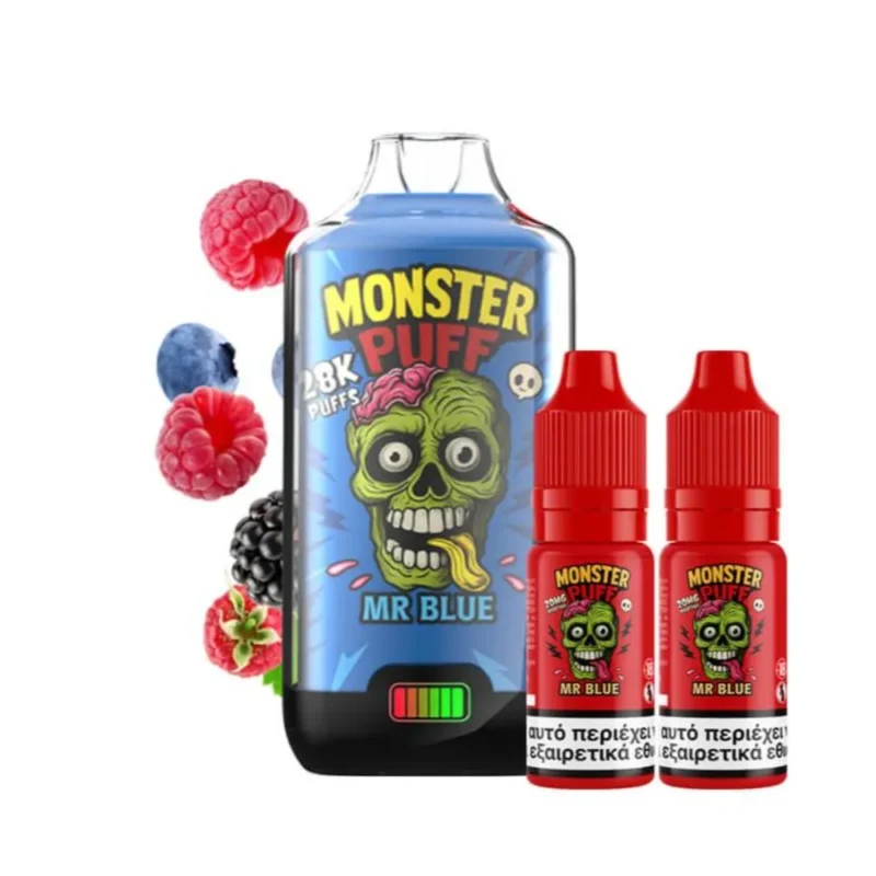 Monster Puff 28K Disposable Kit 20mg Mr Blue