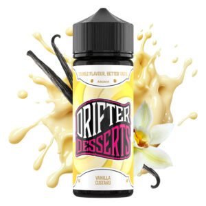 Drifter Desserts Vanilla Custard 120ml 1 drifter desserts vanilla custard 24ml 120ml flavorshot 1769424512