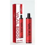 Vaal 2000 0mg 5ml Strawberry Kiwi