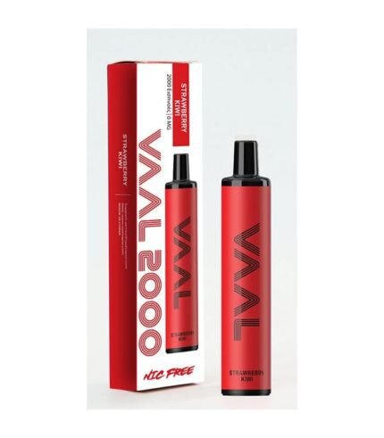 Vaal 2000 0mg 5ml Strawberry Kiwi