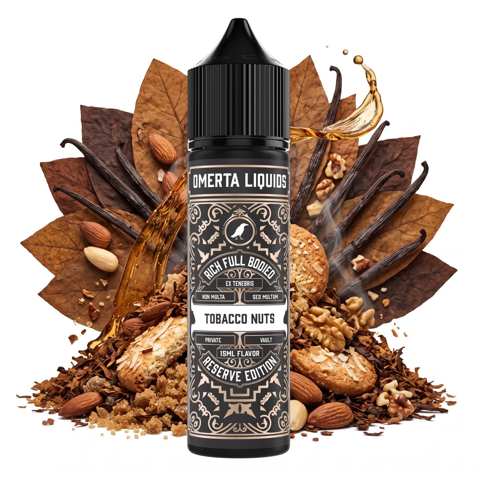 Omerta Reserve Tobacco Nuts 60ml Omerta Reserve Tobacco Nuts 60ml